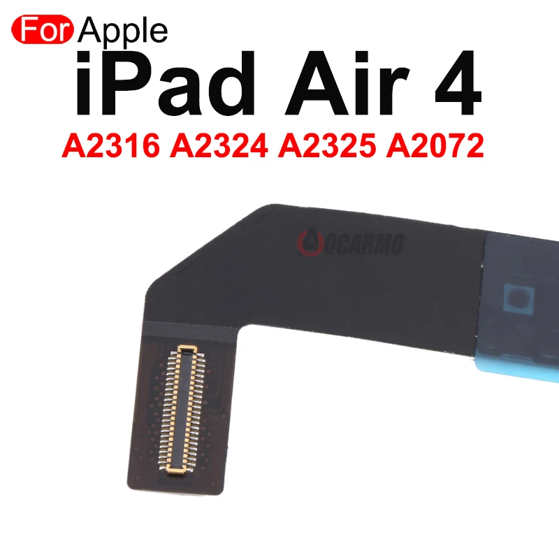 Aocarmo For Apple iPad Air 4 10.9\'\' inch 2020 LCD Screen Display Connector Flex Cable A2316 A2324 A2325 A2072 Repair Parts