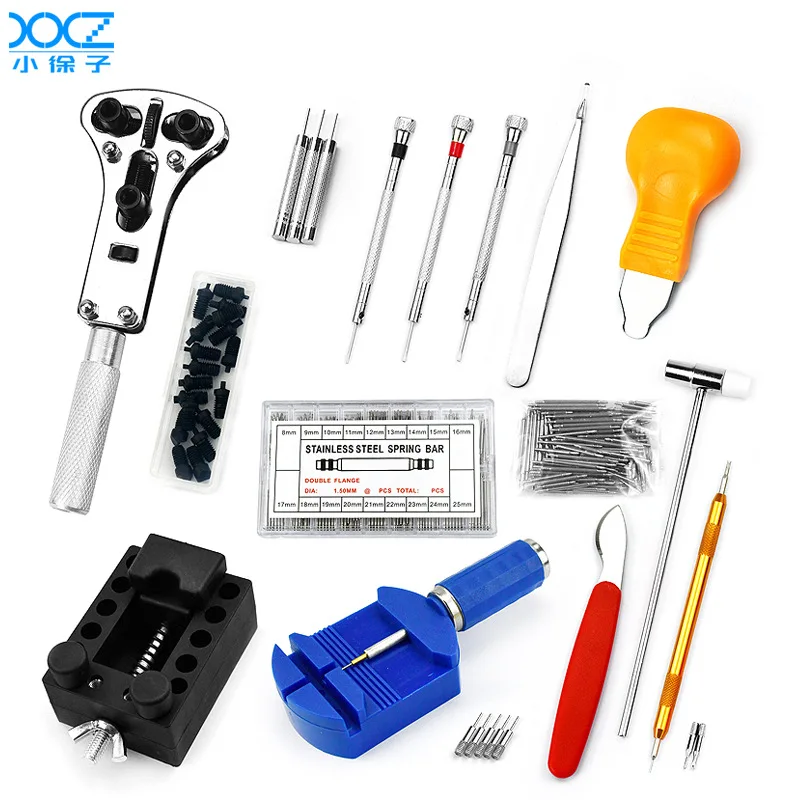507 watch repair tools set, including 468 household hardware combination tools such as adjusters, small three claws, and lugs