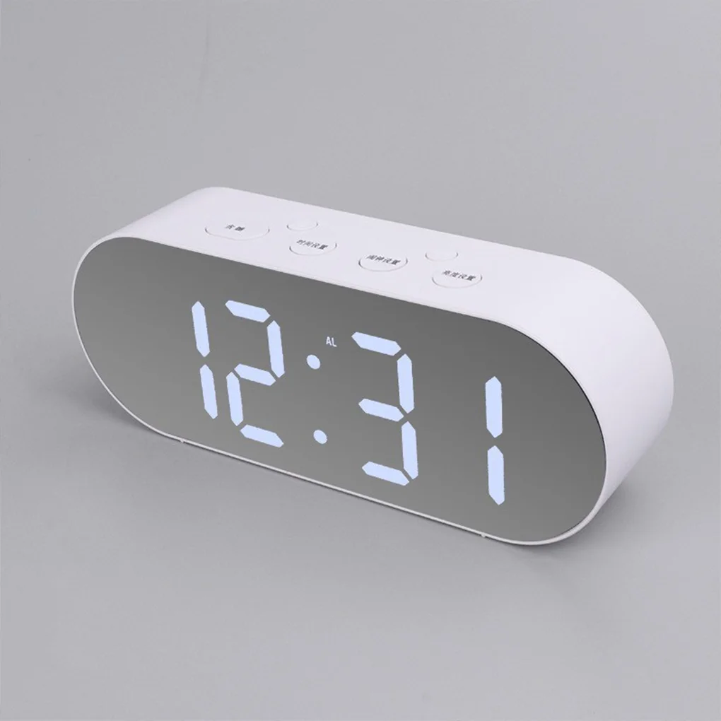 Alarm Clock Digital - Materials Two Power Supply Methods Fashionable Appearance Bottom Safety And Anti Skid Alarm Clocks