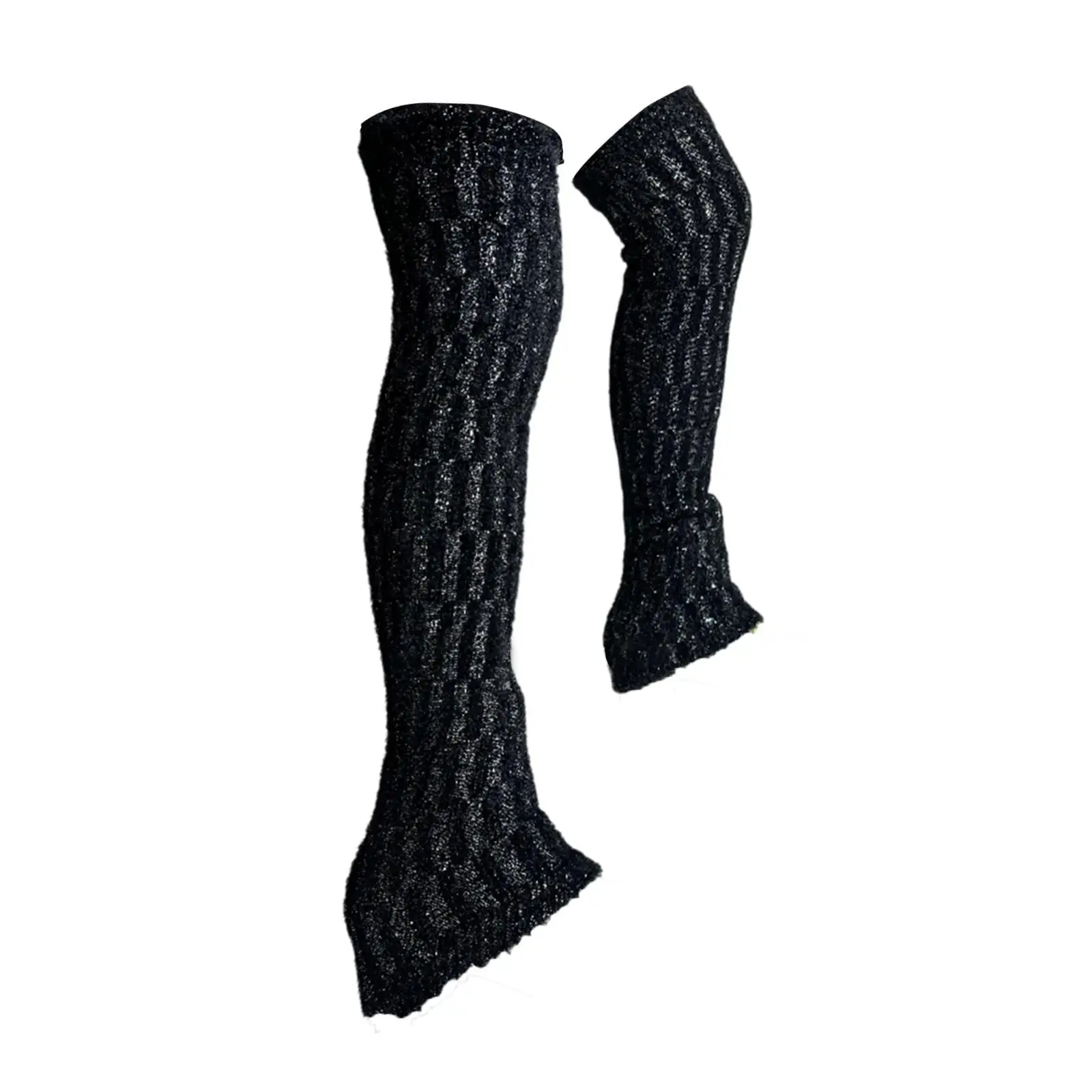 

Figure Skating Leg Warmers Training Wear Accessories Cable Knit Long Skating Socks for Dance Practice Women Workout Activities