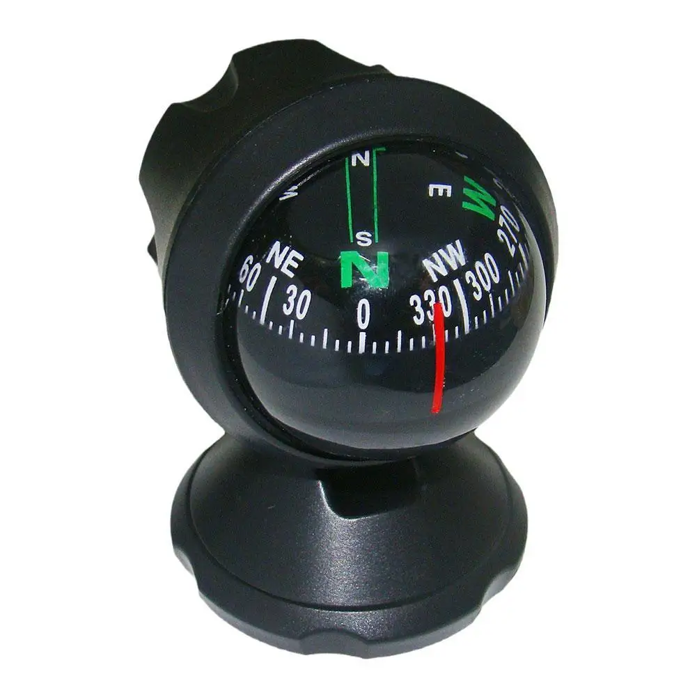 360 Degree Rotation Waterproof Vehicle Navigation Ball Shaped Car Compass High Precision Compass For Car Boat Moto Bicycle