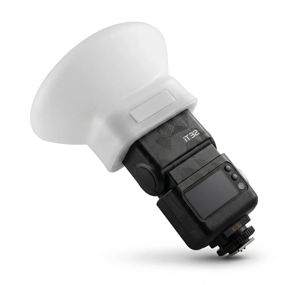Mcoplus AK-R20L Silicone Flash Diffuser for Godox IT32 TT350 V350 V480 Flash Speedlight Photography Photo Studio Accessory