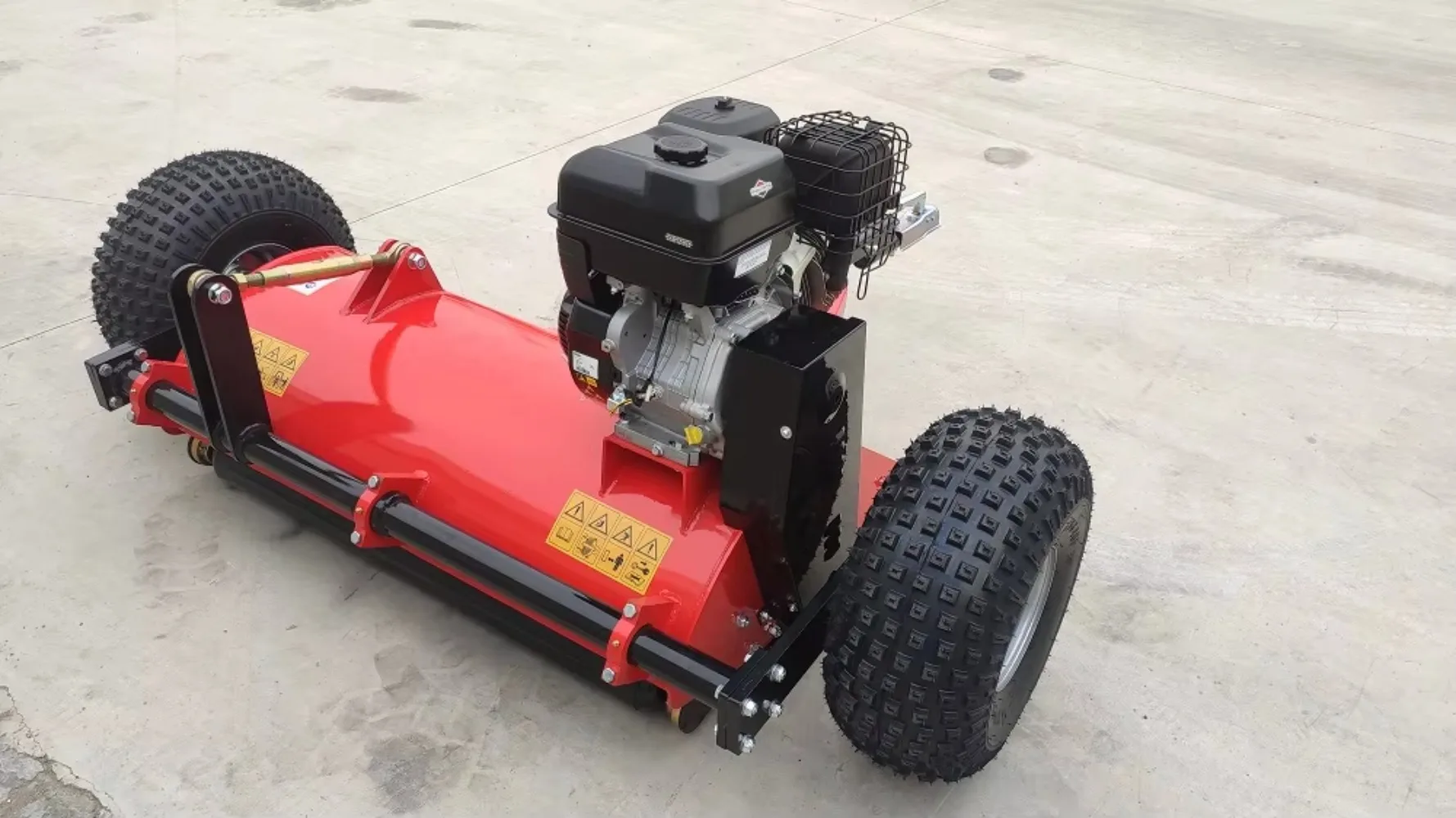 CE Approved Self-Propelled Lawn Mower with Quad ATV Flail Mower Grass Cutter