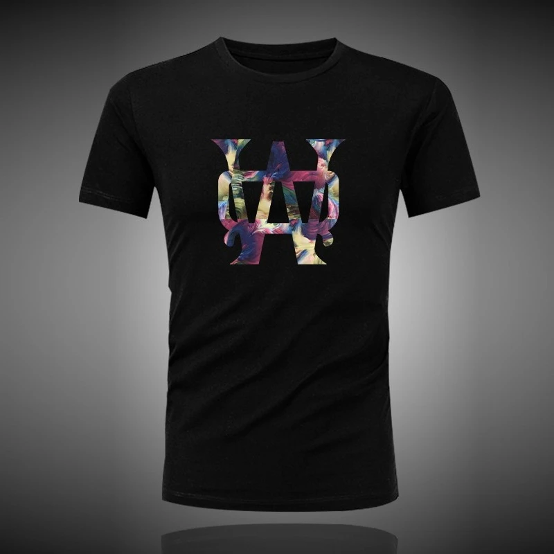 

2025 Summer patterned printed high-quality T-shirts for men and women outdoor casual loose short-sleeved 072318