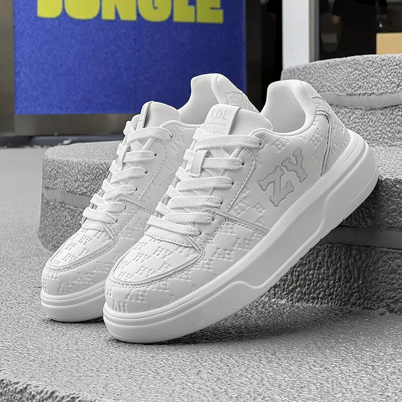 

Men's Shoes 2025 New Fashion Versatile Thick-Soled Casual Sneakers for Men and Women Couples Versatile Student Sports Shoes