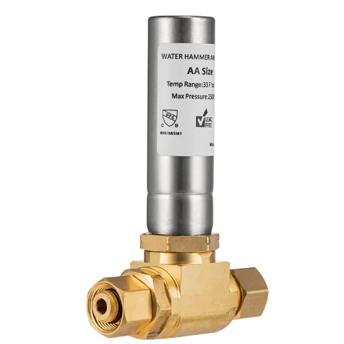 Water Hammer For arrestor 3/8 Inch Copper Construction for Use with Toilet Inlet Valves and Compression Faucets