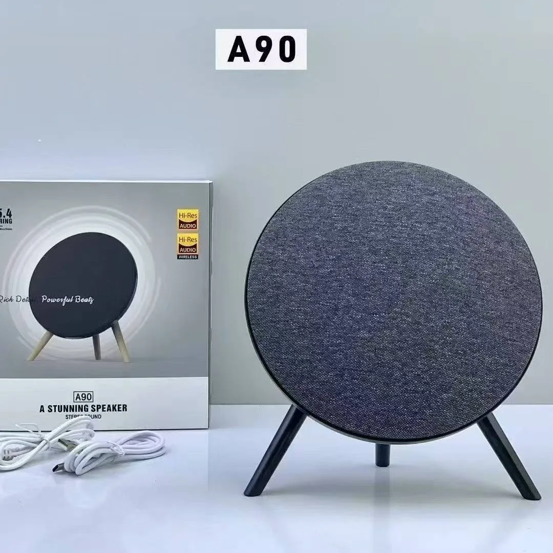 

New HIFI Stereo Home Desktop Soundbox Mini UFO Bluetooth Speaker TWS TF USB AUX Play BT 5.4 Outdoor Portable Subwoofer