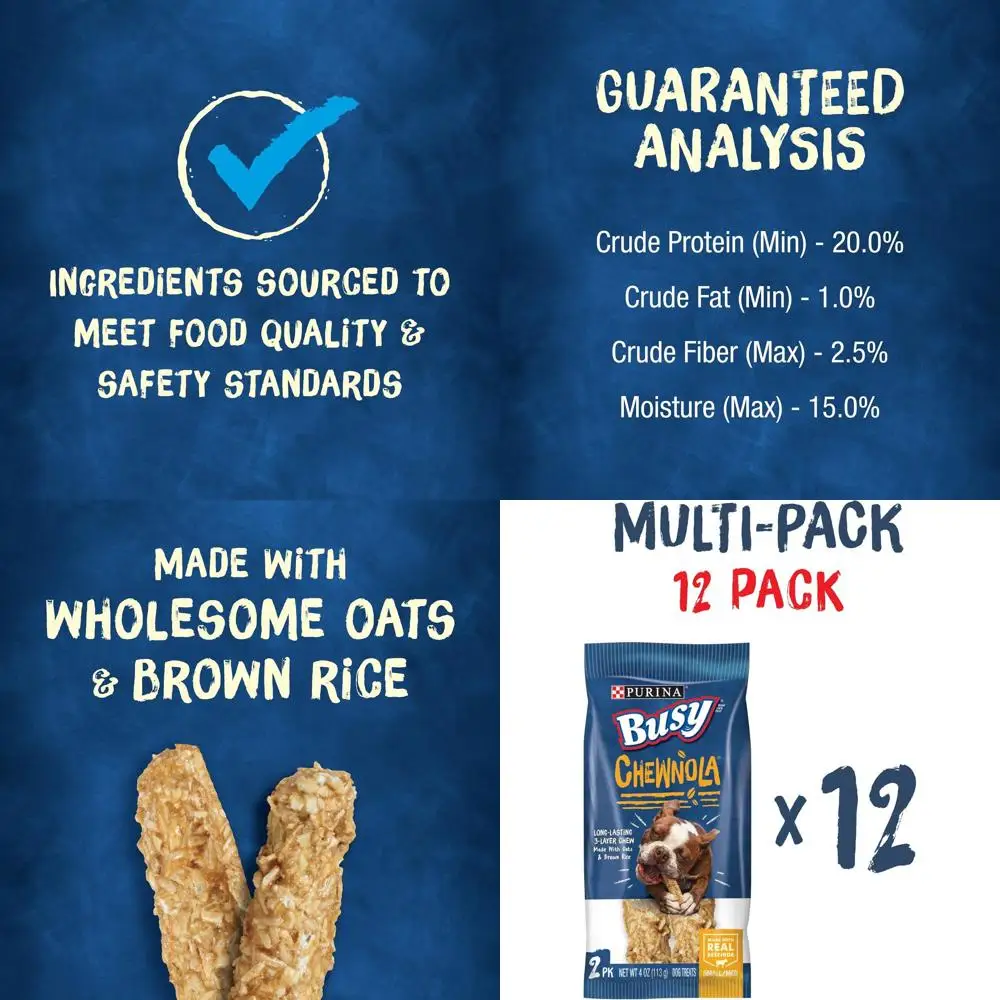 Huesos de perro de razza pequeña/media de piel cruda, Chewnola con avena y arroz integral - 2 ct. Bolsa