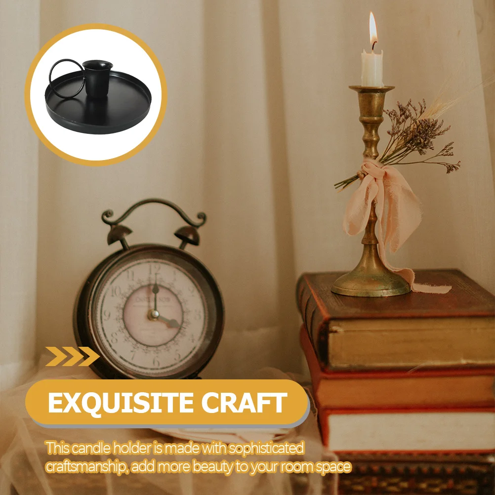 

3Pcs Iron Art Holders Retro Vintage Taper Stand Wedding Table Centerpiece Decoration Candlestick Holders