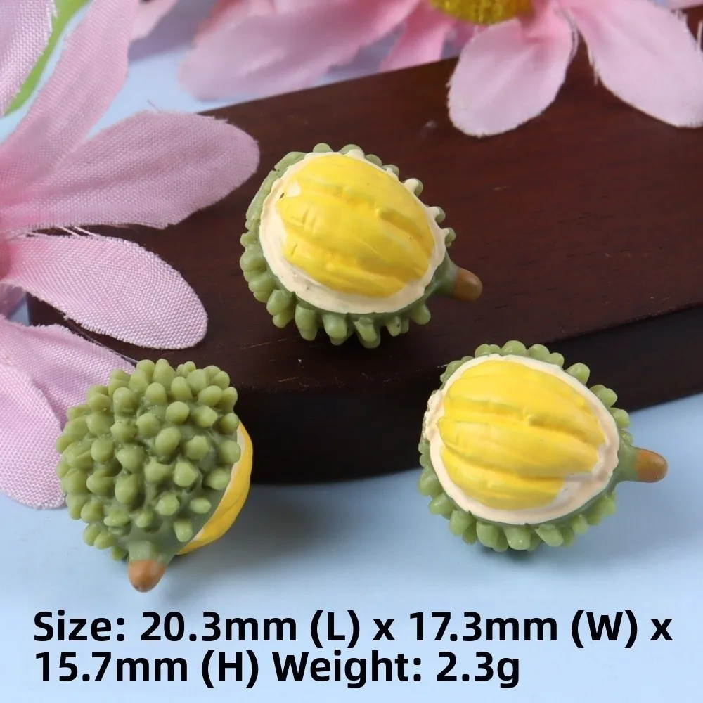 10pcs Miniature Resin 3D Fruit Model 3D Shape Green Red Fruit Miniature Food Mango Pear Home Decoration Item Dollhouse Craft
