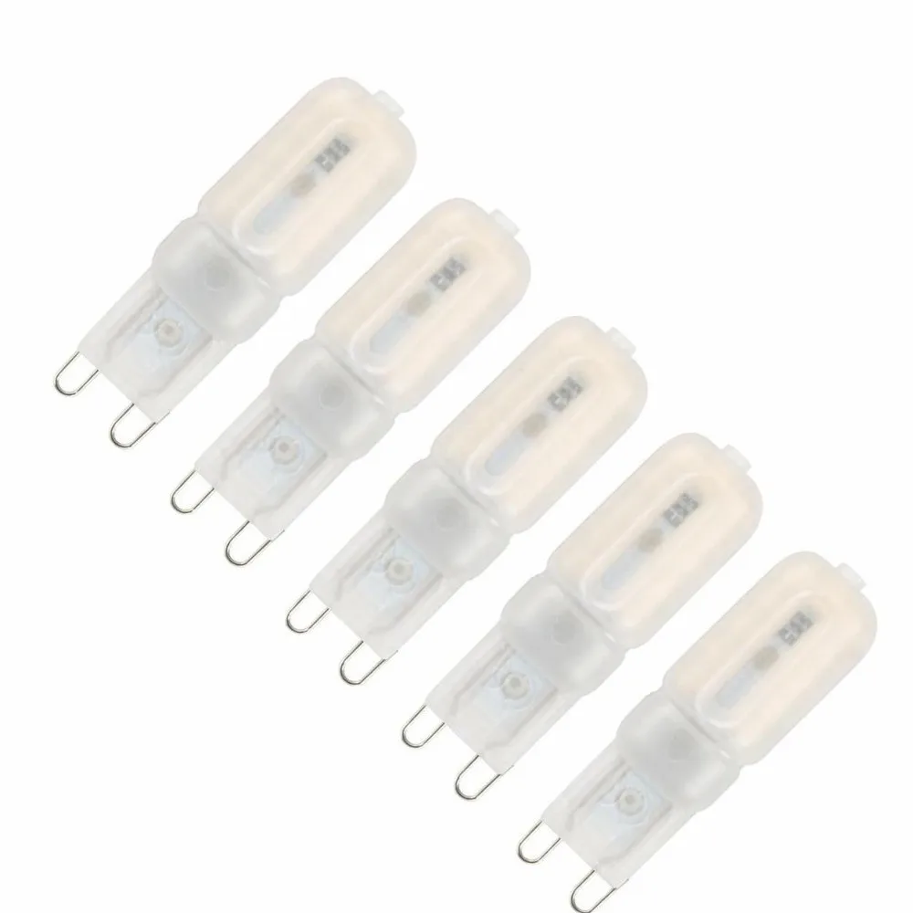 pacote-com-5-lampadas-led-t4-eficientes-em-energia-lampada-g9-dimmable-com-22-leds-e-casca-fosca-para-lustre