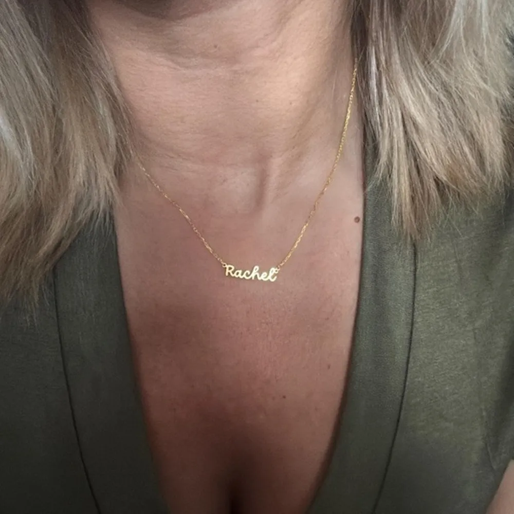 

VIP персонализированное имя ожерелье модные ювелирные изделия ошейники из нержавеющей стали Para Mujer на заказ письмо колье ожерелье летний подарок