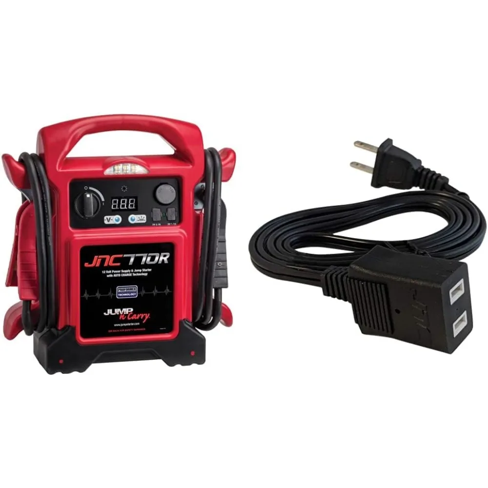 الأدوات والمعدات حزمة Peak Amp Premium 12 فولت Jump Starter - أحمر