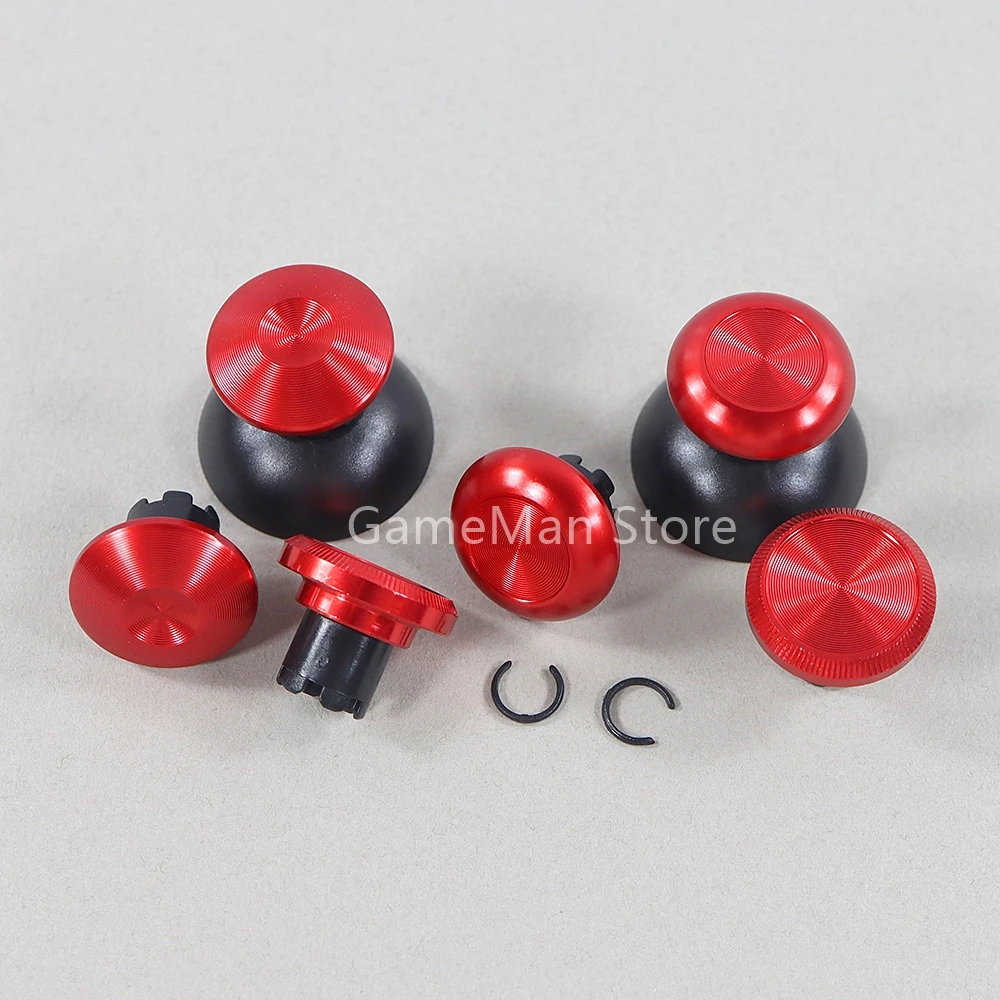 5sets 10 in 1 Metal Analog Thumbsticks Joystick Buttons Cap For PS4 Switch Pro XBOXONE PS5 Edge Controller