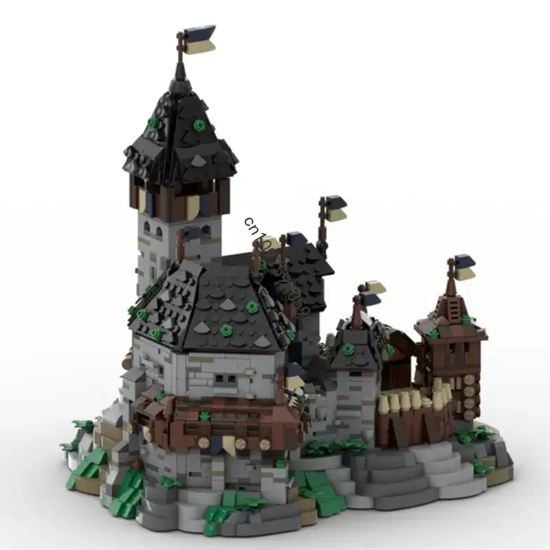 

Новинка, 5409 шт., Moc, европейский средневековый вид на улицу, мини-модель замка Blaustein, головоломка на заказ, креативные идеи «сделай сам», детская игрушка, подарок на день рождения