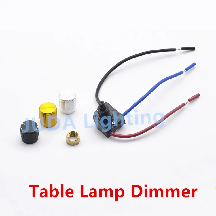 250V 3A 125V 6A Knob switch Dimmer for table lamp 3 stalls dimming switch Knob type 3 levels desk lamp switch lighting fittings