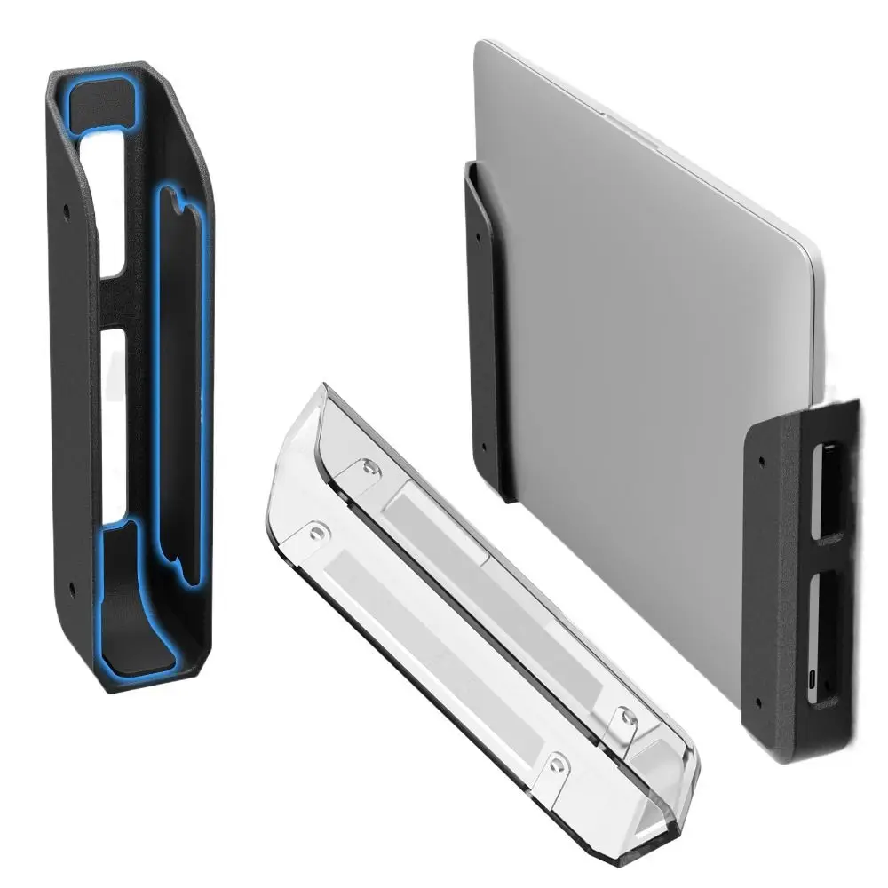 1-par-de-almofadas-anti-arranhoes-para-montagem-em-laptop-de-parede-economia-de-espaco-universal-sob-a-mesa-suporte-para-laptop-adesivo-e-parafuso-facil-de-instalar