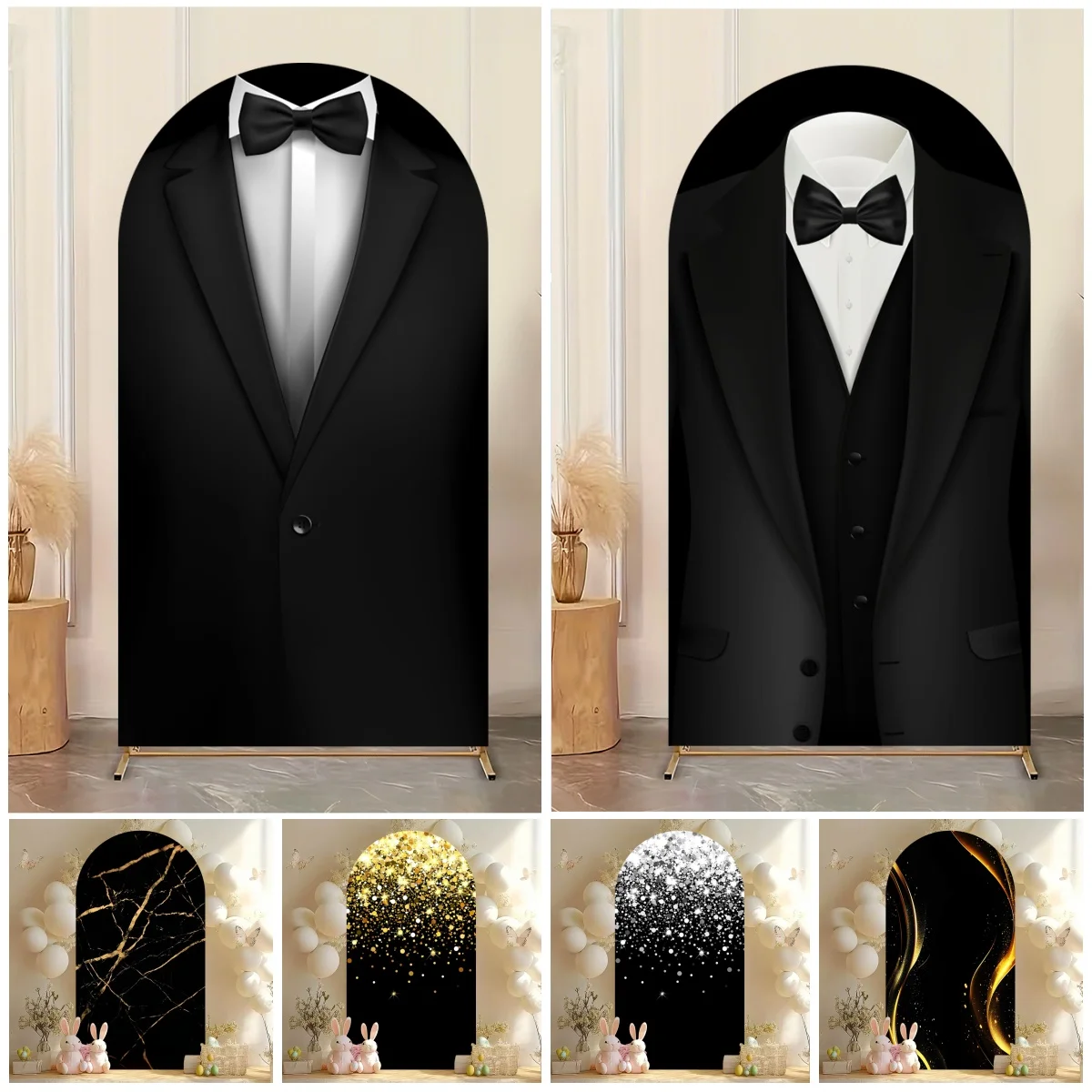 

Черный фон-арка для фотосъемки: свадьба, день рождения, торжественные мероприятия, портретные съемки, декорации