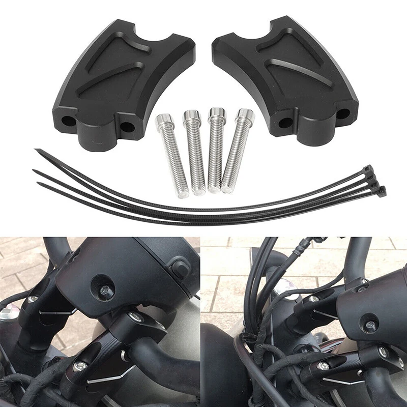 For Honda Rebel CMX500 CMX300 2017-2021 Motorcycle Handlebar Riser Up Back Moves Bracket Kit Mount Clamp Extend Adapter Heighten