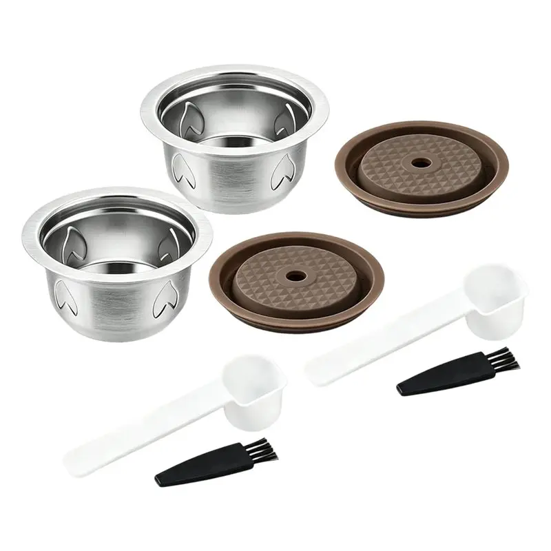 AC39-For Nespresso VERTUO Compatible Reusable Coffee Pod Stainless Steel Capsule For Nespresso Vertuo Refillable Caffeine Delive