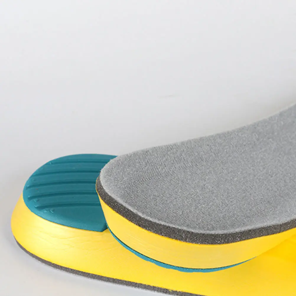 1Pair High Elasticity Breathable Height Increasing Insoles for Men Women Invisible Shoe Pads Shock Absorbing Sweat Absorbing