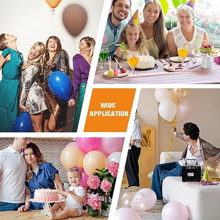 Lagenda Electric Air Balloon Pump B231 Balloon Blower Machine with Timing Function Dual Inflation Modes for Small Balloon Infla