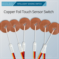 Copper foil touch sensor switch 3.7V-24V can detect water level and penetrate wood glass without opening holes
