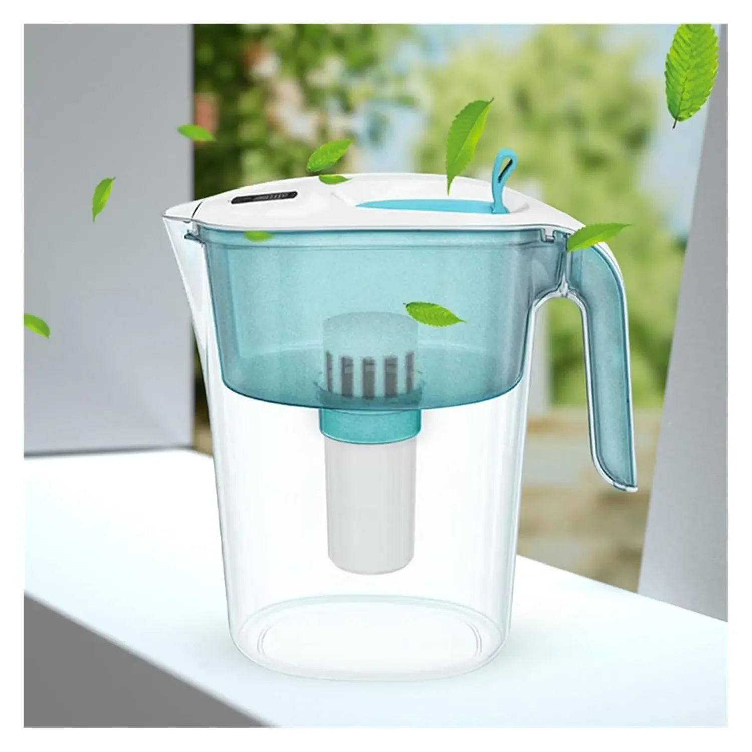 Home 4.2L Water Filter Pitcher Filtration System With Filter Cartridge Water Filter Water Pitcher For Household  Water Purifier