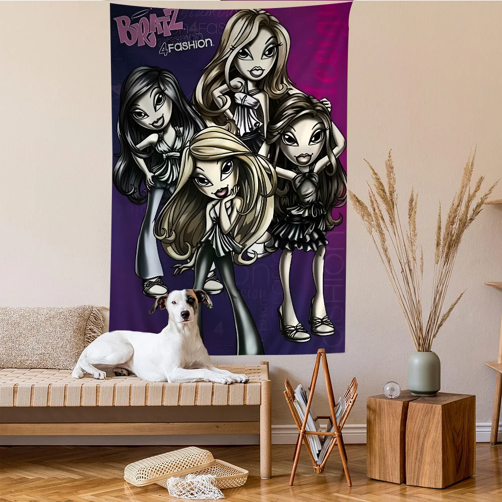 B-Bratz Movie TV Show Anime DIY Wall Tapestry Art Science Fiction Room Home Decor Wall Art Decor