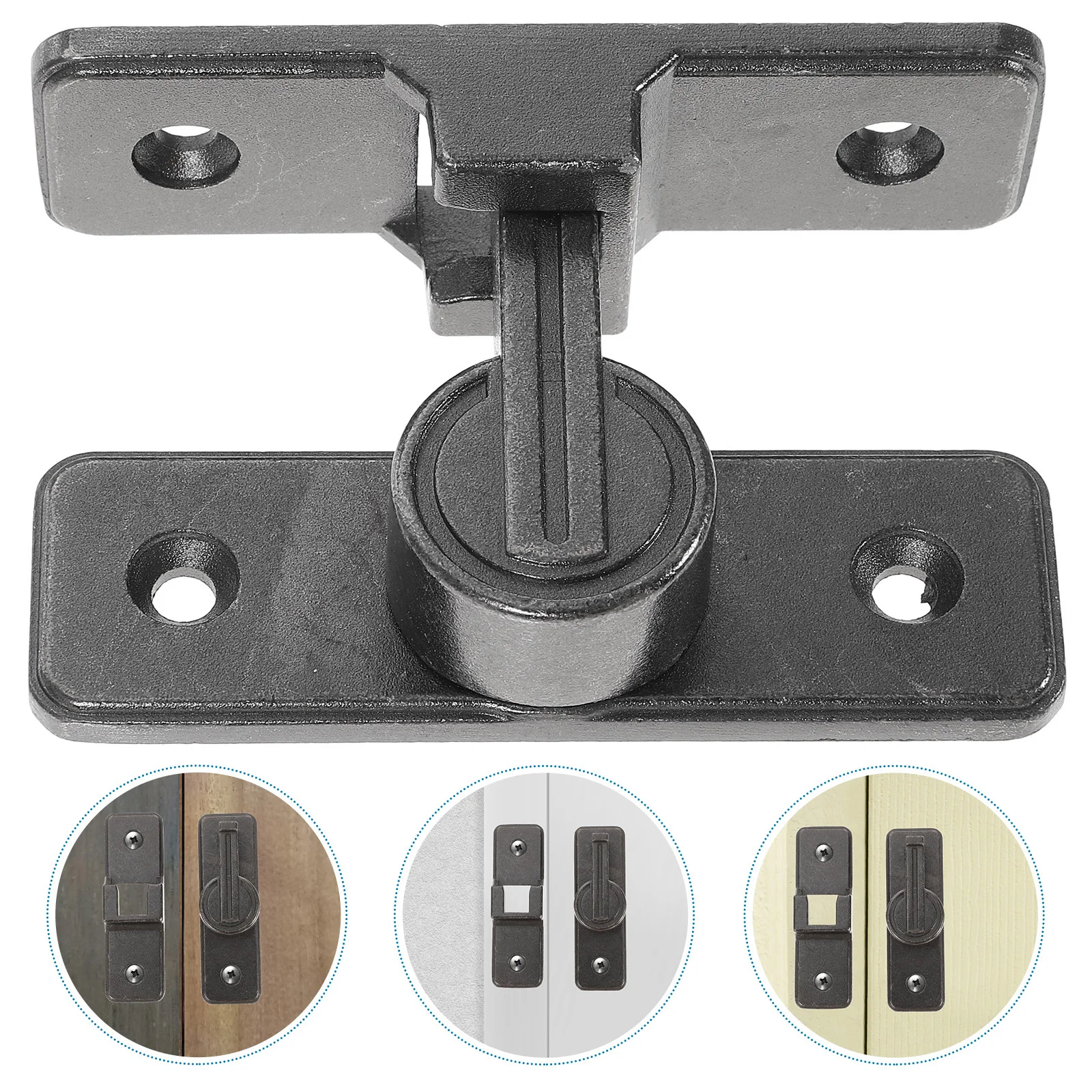 

Stainless Steel Door Lock Buckle 90 Degree Barn Door Latches Sliding Gate Locks HaspLatch Bedroom Bathroom Cabinet Kitchen