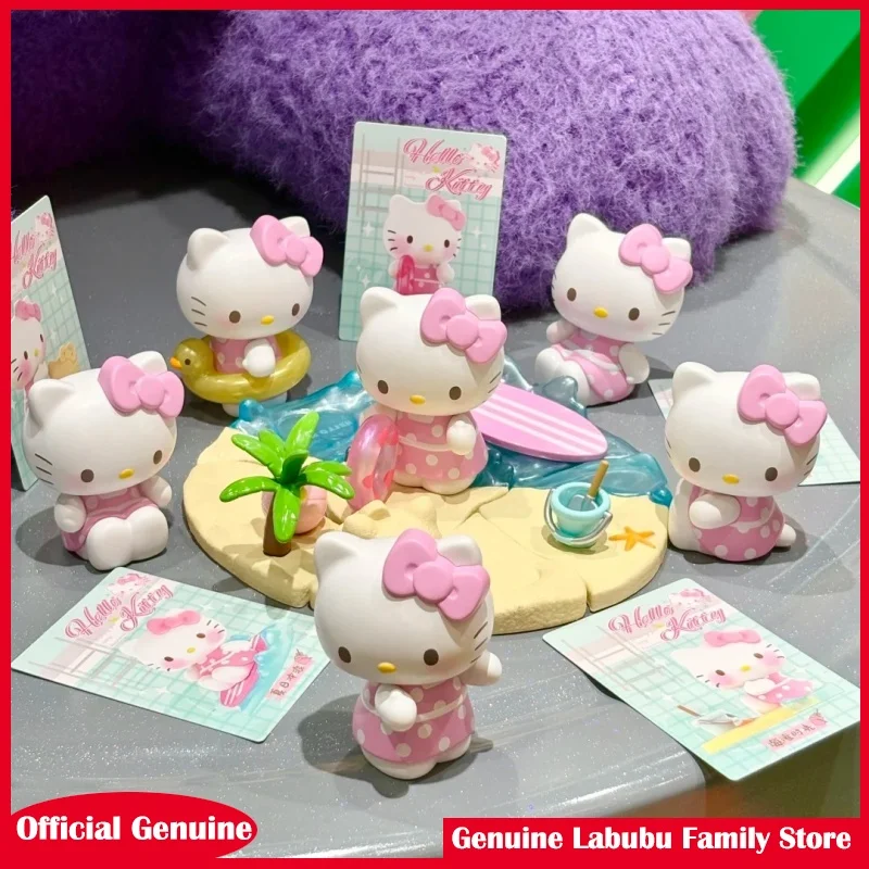 

Original Sanrio Hello Kitty Wishing You Every Happiness Series Blind Box Surprise Box Toys Lovely Hello Kitty Figurine Girl Gift