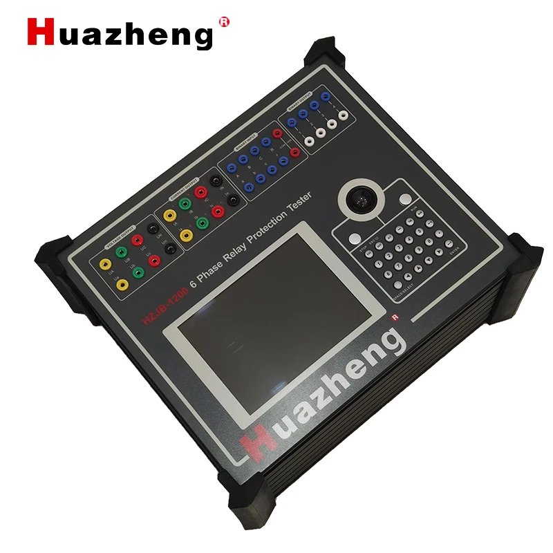 HZJB-1200 Power Grid Substation Smart Testing Equipment Six Phase Secondary Protection Relay Test Set
