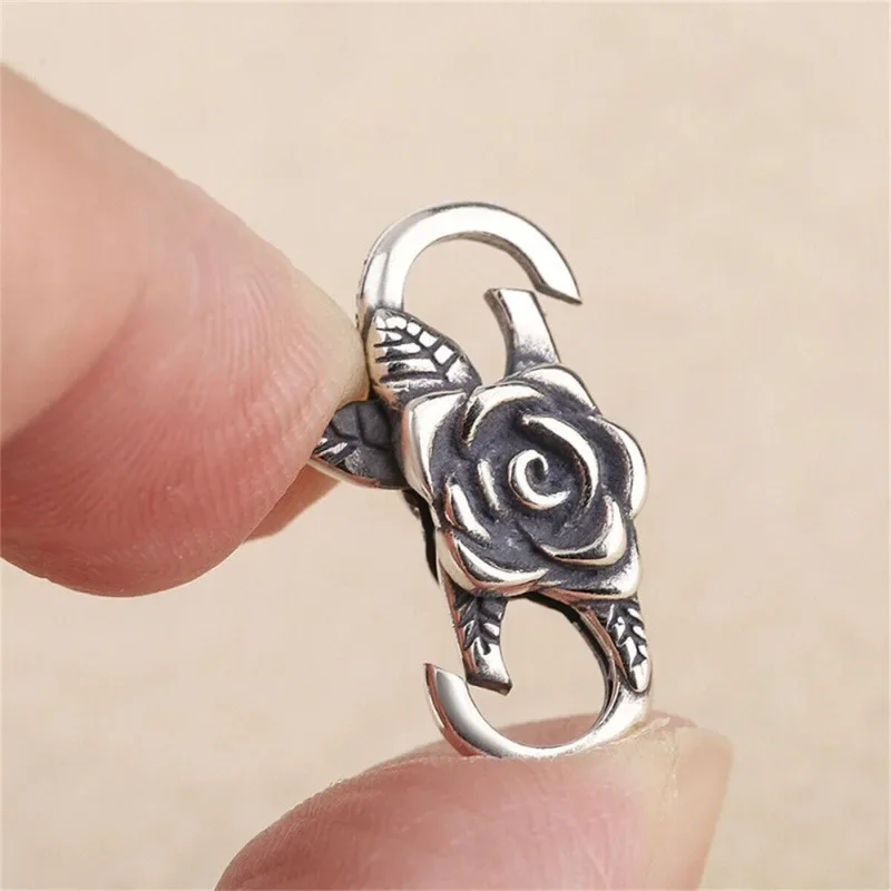 Silver Double Lobster Claw Clasp Snap Bracelet Necklace Connector Clasp Closure Buckle For DIY Charms Bead Jewelry Making