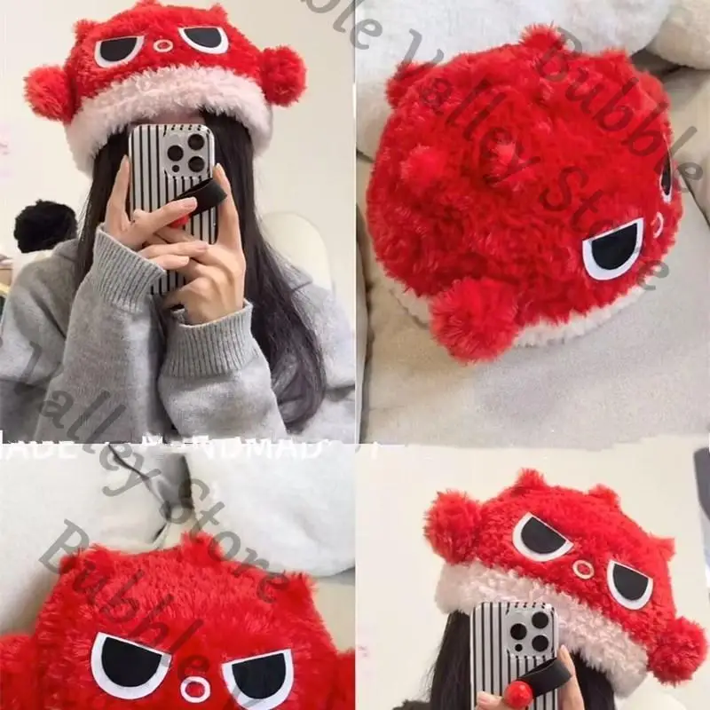 Anime Love and Deepspace Sylus Rafayel Cosplay Cartoon Fish Crow Hand-woven Hat Cute Headgear Hats Hand Knitting Ornament Gift