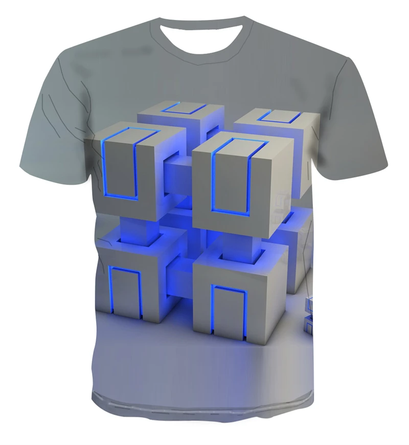 Mathematical symbol 3d Printed T-shirt For Men Black White Contrast Color Short Sleeves Tee Shirt Unique Street Trend T Shirts