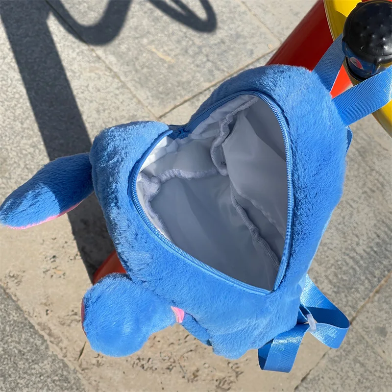 Neue Disney Cartoon Stich und Engel Rucksack Tasche Kindergarten Schult asche Dame Rucksack