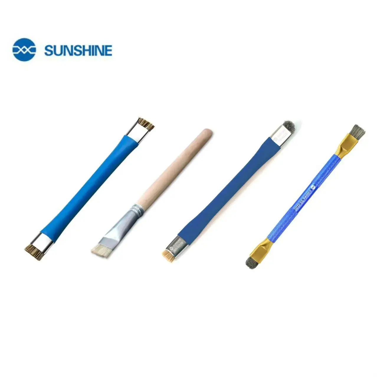 5pcs SUNSHINE SS-022/B/D Safe Brush Anti-Static Motherboard PCB Cleaning Brush for Mobile Phone PC Repair Clean Tools