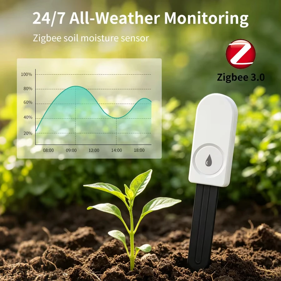 Smart Zigbee 3.0 Plant Soil Mo - Smart Garden Home Assistant ulasan dan harga