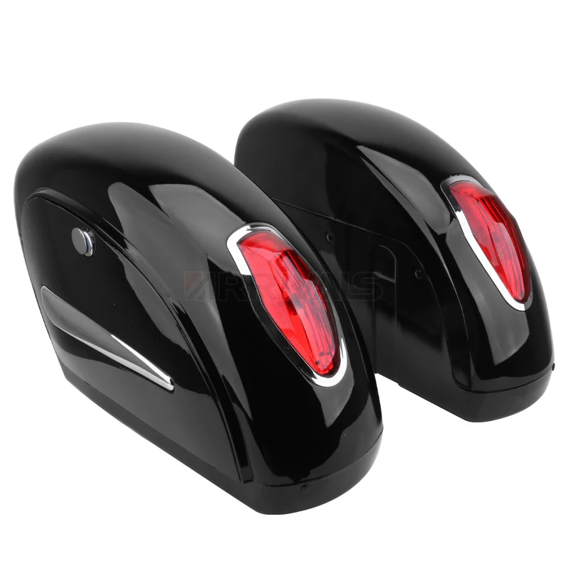 Motorcycle Accessories Hard Saddlebags Side Boxs Universal For Harley For Suzuki For Honda Yamaha