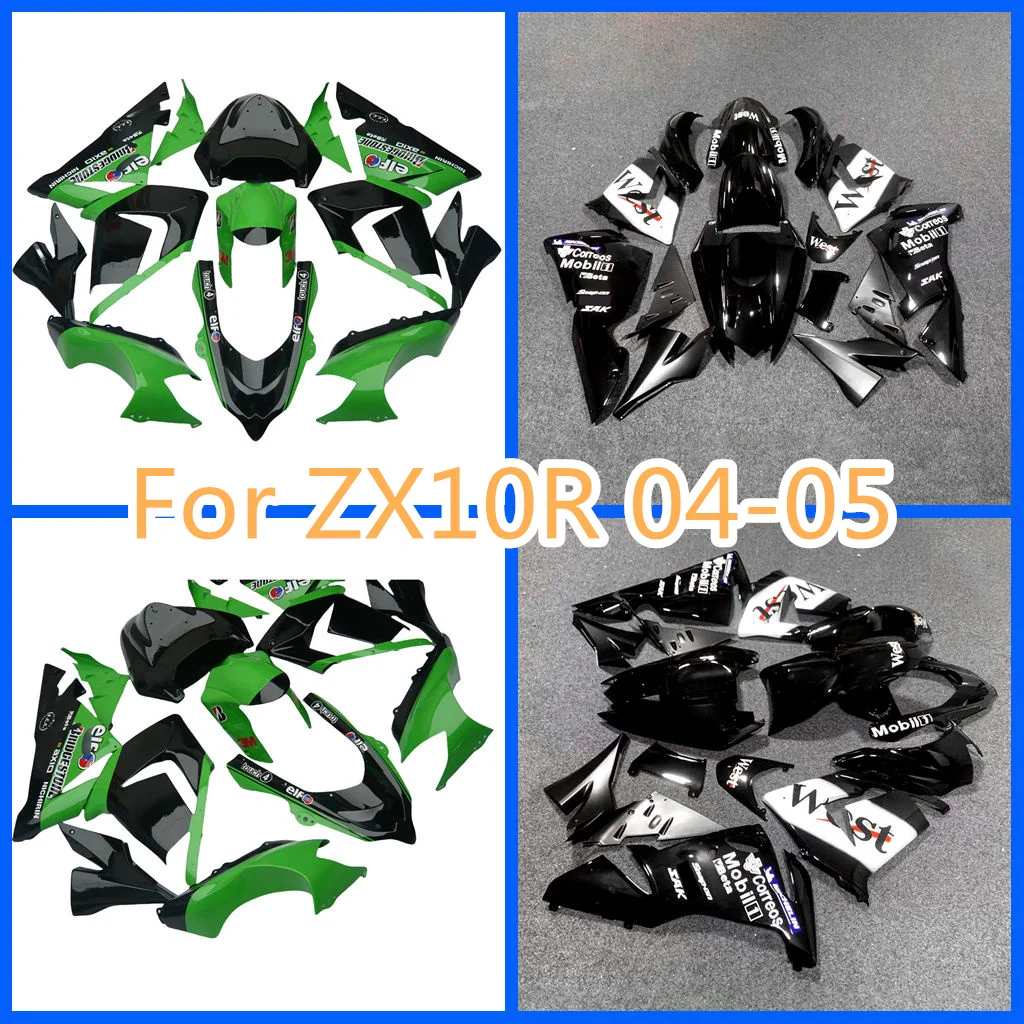 

Для KAWASAKI 04-05 ZX10R ZX 10R комплекты обтекателей для мотоциклов 2004-2005 ZX-10R спортивный мотоцикл ремонт кузова запасные части бесплатно на заказ