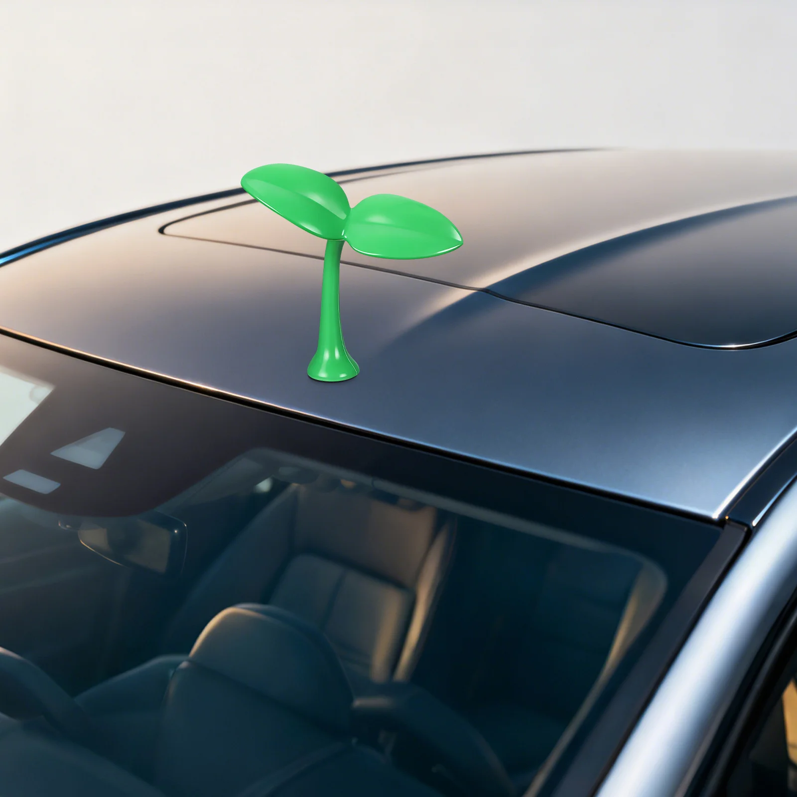 

3pcs Car Roof Decoration Sprout 3D Sticker For Cars Funny Exterior Accessories Decals Bumper Hood Ornament