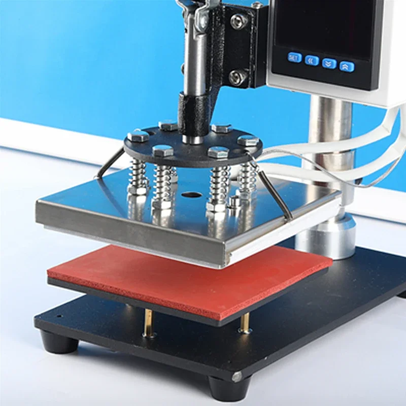 

Машина для теплопередачи, цифровая термопресс, пневматический ручной принтер с цифровым дисплеем для печати футболок «сделай сам», 150x150 мм