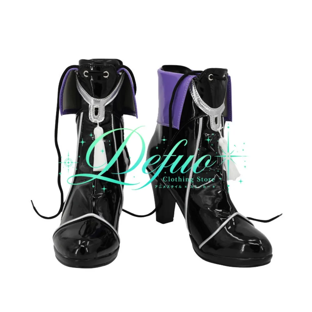Arknights Lin Yuhsia Cosplay Shoes Custom Made for New Year Game Festival Anime Gathering and Studio Photography