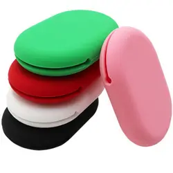 Non-toxic Silicone Earphone Bag Data Cable Storage Bag Portable Mini Waterproof Digital Accessories Protective Case