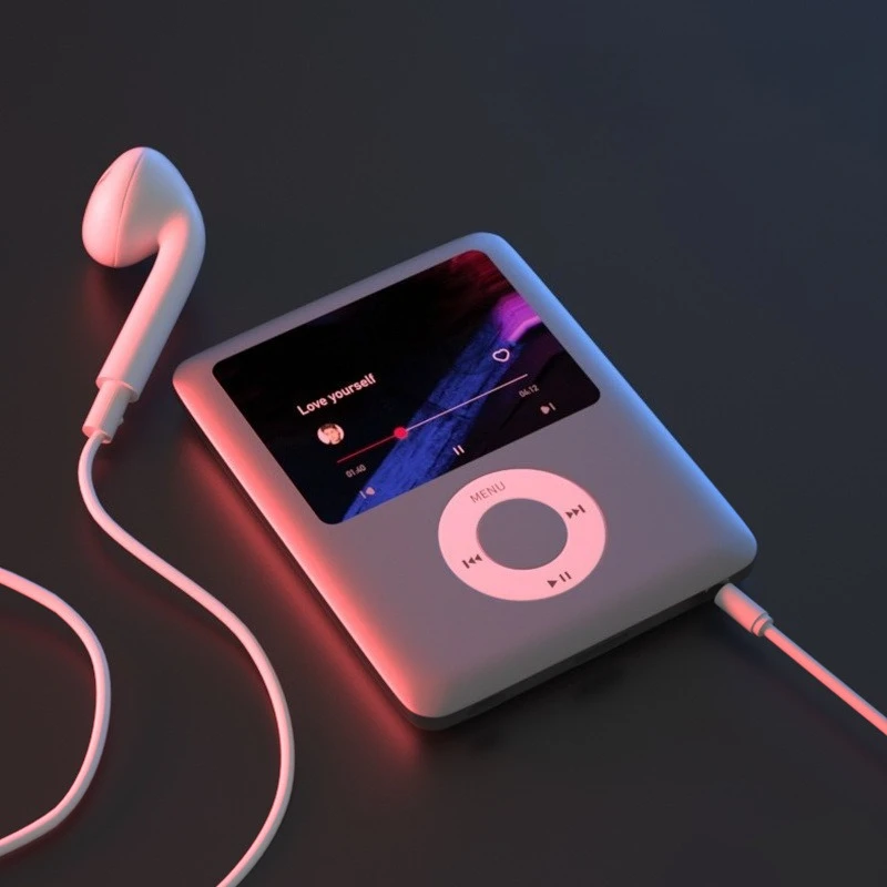 

Портативный мини-плеер MP3/MP4 с FM-радио, поддержкой видео и электронных книг, большой памятью 4/8 ГБ – стильный подарок