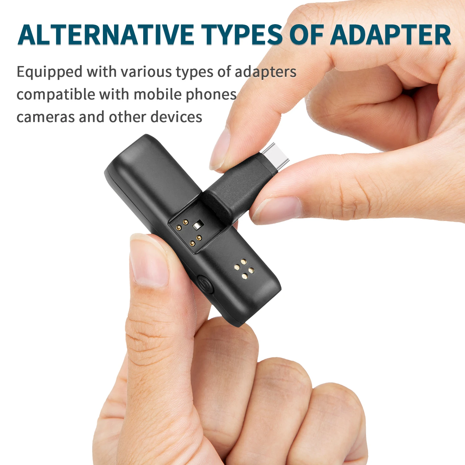 BOYA iPhone Lightning Type-C Adapter for BY-WM3D/WM3U only