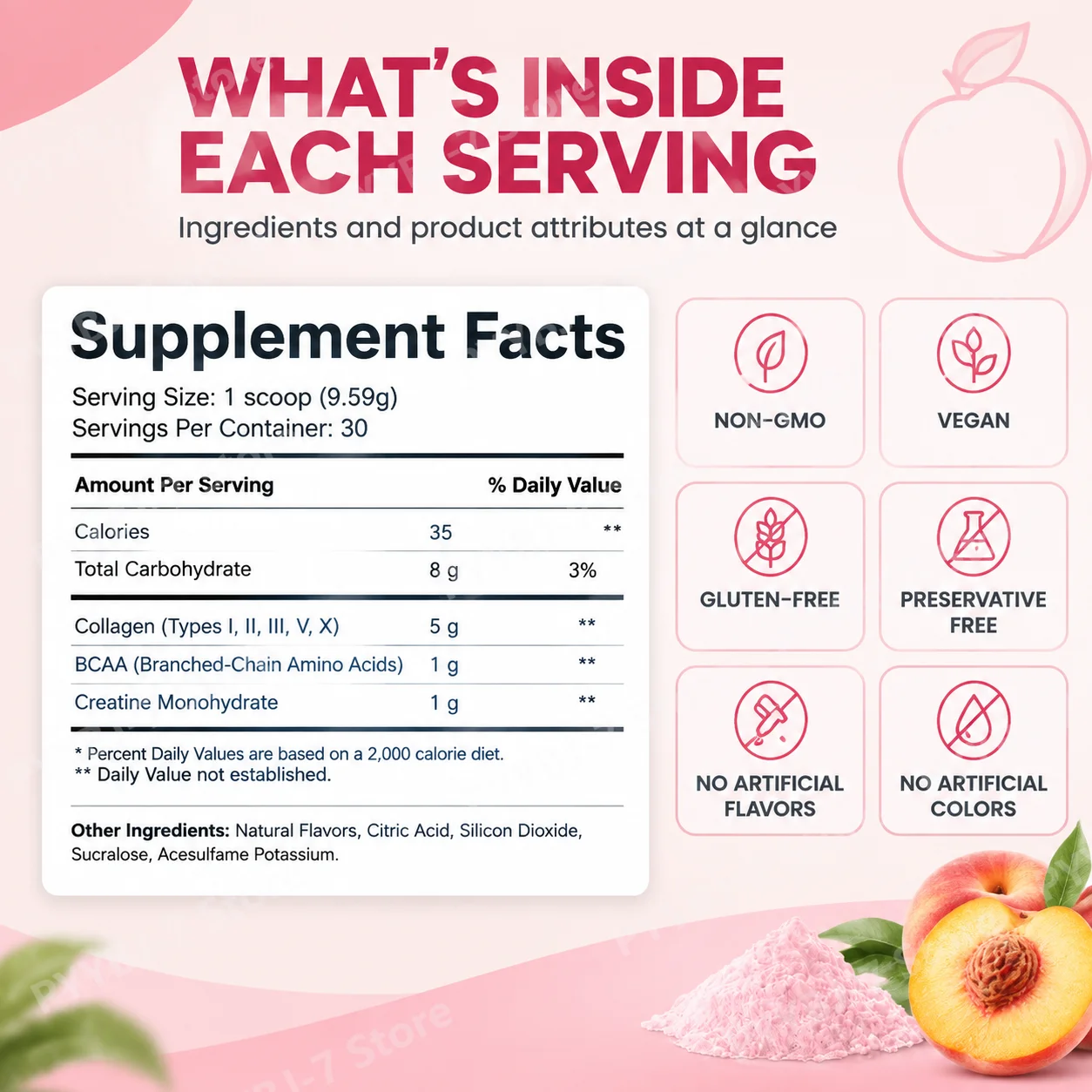 Women’s Collagen Protein Powde - Nutrition Fitness Supplements recension och pris