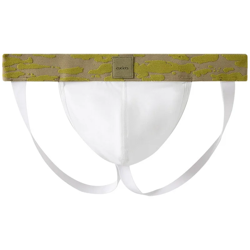 

Men's Underwear Double-Stitch Briefs Modal Thongs Lace-Up Butt-Lifting Underpants