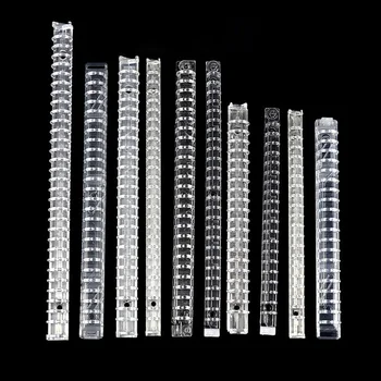5 Stuks A5/B5/A4 Boekbinder Losbladige Plastic Bindring Voor 20/26/30 Gaatjes Paper Collection Clips Notebook Briefpapier Benodigdheden