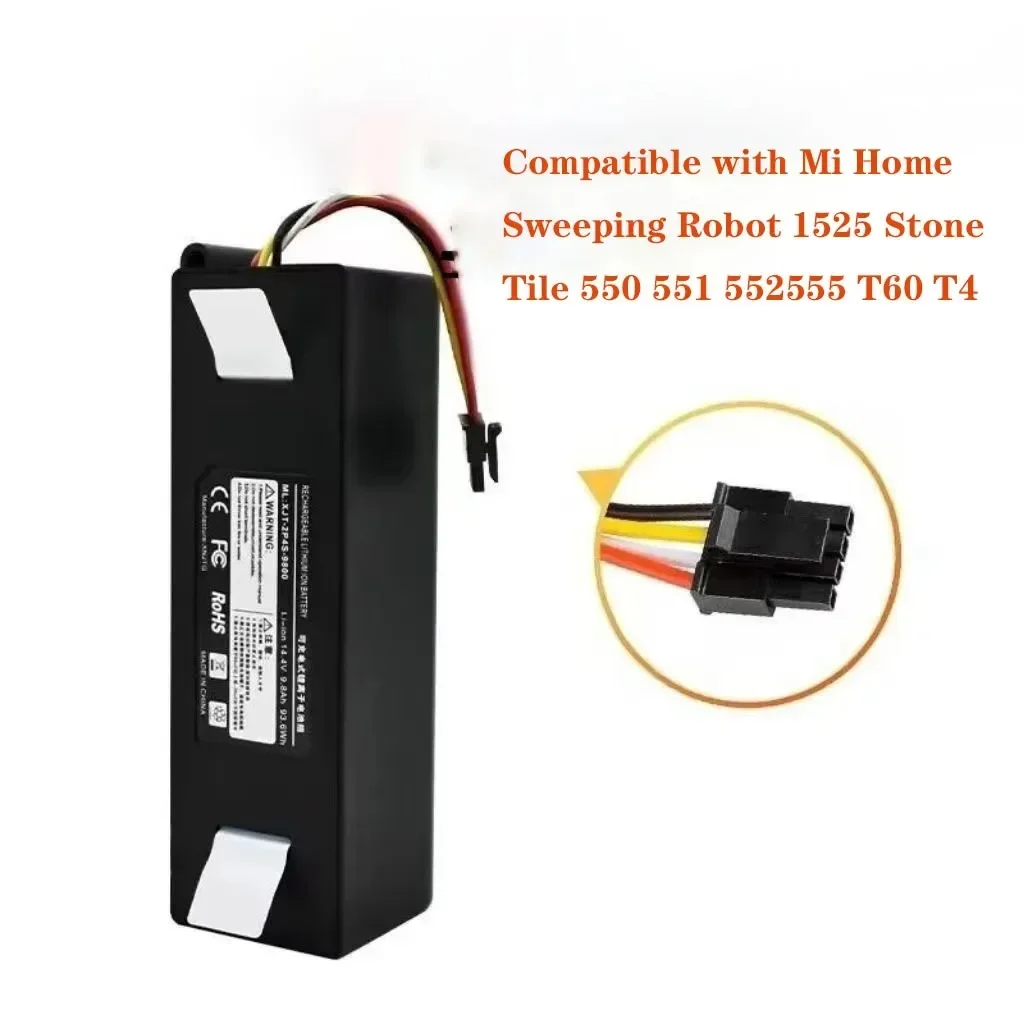 

Suitable for floor sweeper battery 14.4V 5200mAh stone machine 1-4 generation lithium battery non original battery pack